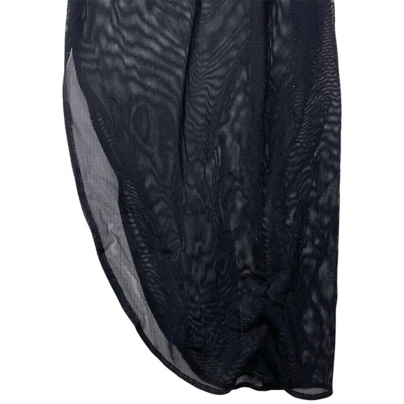 Nookie NWT Black Nude Mesh Strapless Eden Gown - XS - Picture 11 of 12